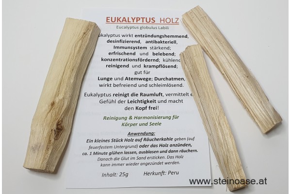 Eukalyptus Holz zum Räuchern